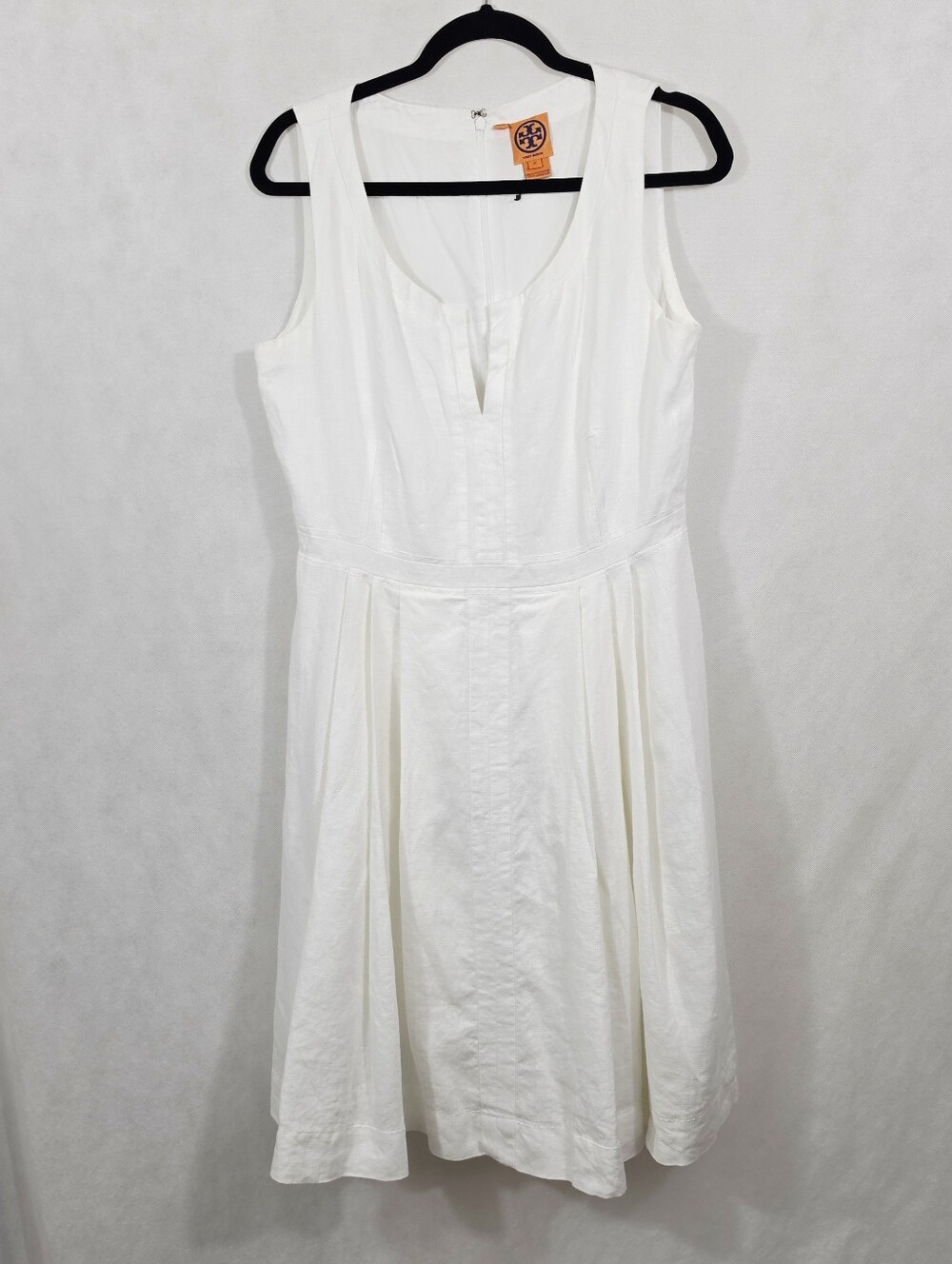 Tory Burch 100% Linen Midi Dress - Picture 2 of 4